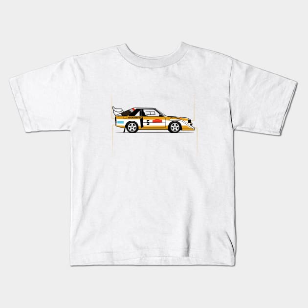 Group B Rally Legend Kids T-Shirt by icemanmsc